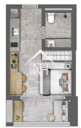Imagem Apartamento com 1 Quarto à Venda, 26 m² em Campo Belo - São Paulo Imagem Apartamento com 1 Quarto à Venda, 26 m² em Campo Belo - São Paulo
