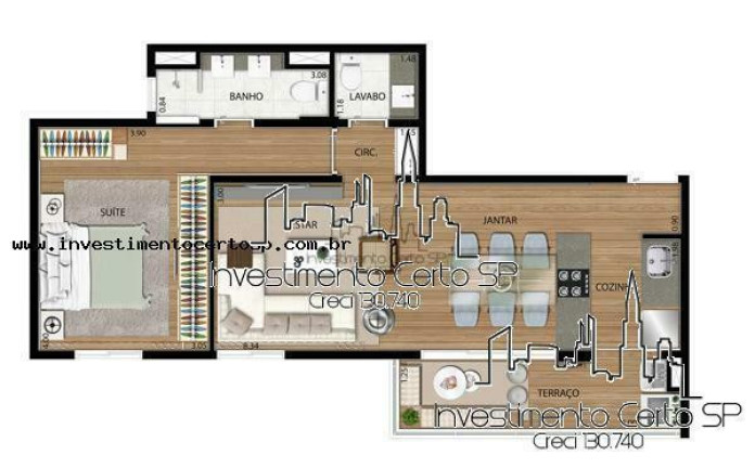 Imagem Apartamento com 2 Quartos à Venda, 59 m² em Pinheiros - São Paulo Imagem Apartamento com 2 Quartos à Venda, 59 m² em Pinheiros - São Paulo