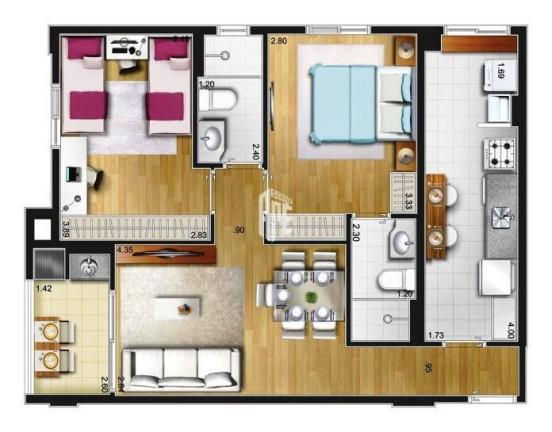 Imagem Apartamento com 2 Quartos à Venda, 66 m² em Santa Maria - São Caetano Do Sul Imagem Apartamento com 2 Quartos à Venda, 66 m² em Santa Maria - São Caetano Do Sul
