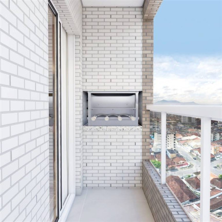 Imagem Apartamento com 1 Quarto à Venda, 40 m² em Guilhermina - Praia Grande