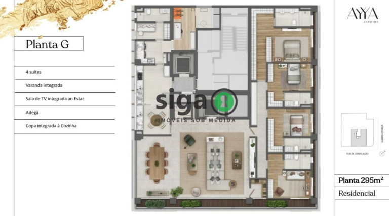 Imagem Apartamento com 4 Quartos à Venda, 295 m² em Jardins - São Paulo Imagem Apartamento com 4 Quartos à Venda, 295 m² em Jardins - São Paulo