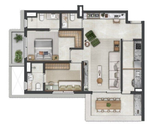 Imagem Apartamento com 3 Quartos à Venda, 124 m² em Moema - São Paulo