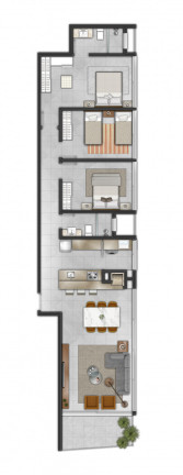 Imagem Apartamento com 3 Quartos à Venda, 122 m² em Centro - Torres