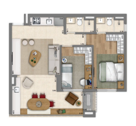 Imagem Apartamento com 1 Quarto à Venda, 37 m² em Vila Mariana - São Paulo