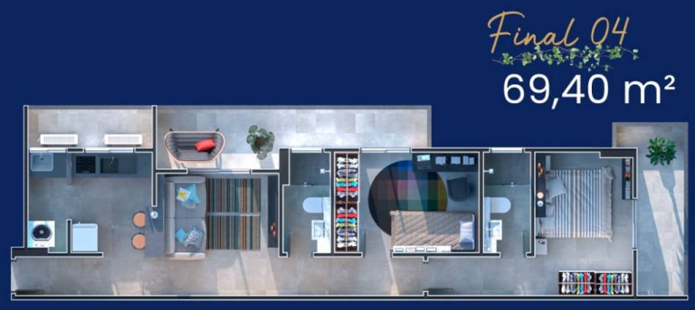 Imagem Apartamento com 2 Quartos à Venda, 64 m² em Forte - Praia Grande