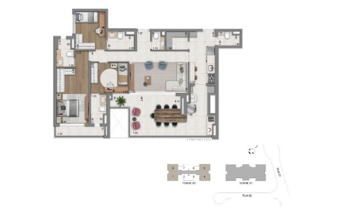 Imagem Apartamento com 2 Quartos à Venda, 94 m² em Brooklin - São Paulo