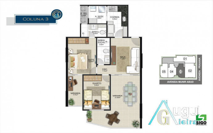 Imagem Apartamento com 2 Quartos à Venda, 82 m² em Praia Do Morro - Guarapari