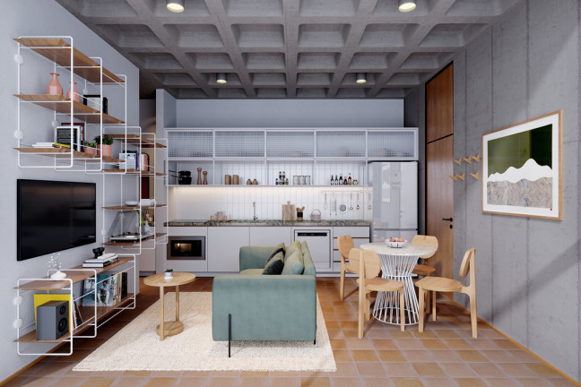 Imagem Apartamento com 1 Quarto à Venda, 34 m² em Brooklin Novo - São Paulo Imagem Apartamento com 1 Quarto à Venda, 34 m² em Brooklin Novo - São Paulo