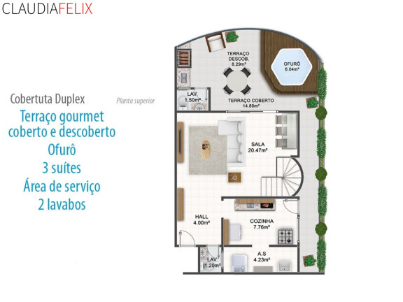 Imagem Imóvel com 3 Quartos à Venda, 140 m² em Guilhermina - Praia Grande