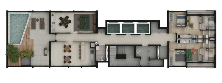 Imagem Imóvel com 1 Quarto à Venda, 18 m² em Rebouças - Curitiba