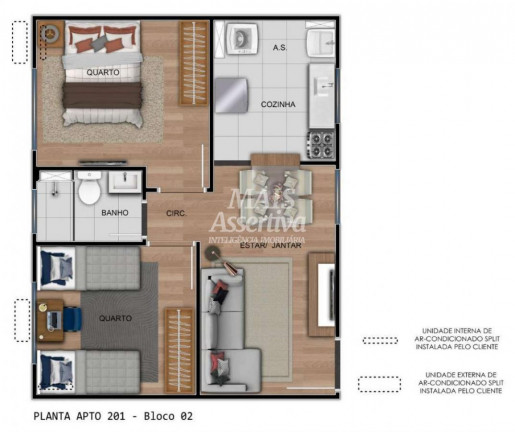 Imagem Apartamento com 2 Quartos à Venda, 40 m² em Rondônia - Novo Hamburgo Imagem Apartamento com 2 Quartos à Venda, 40 m² em Rondônia - Novo Hamburgo