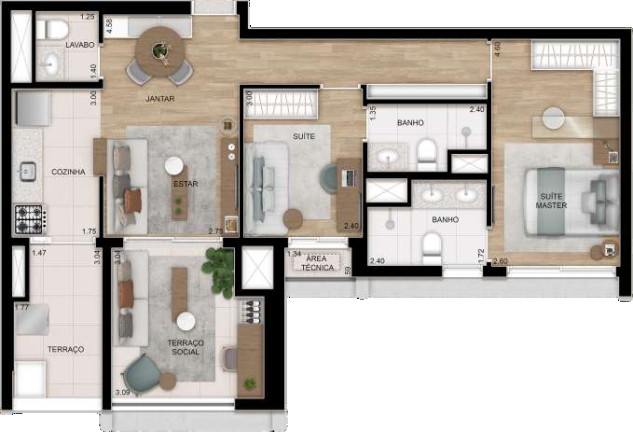 Imagem Apartamento com 3 Quartos à Venda, 109 m² em Tatuapé - São Paulo Imagem Apartamento com 3 Quartos à Venda, 109 m² em Tatuapé - São Paulo