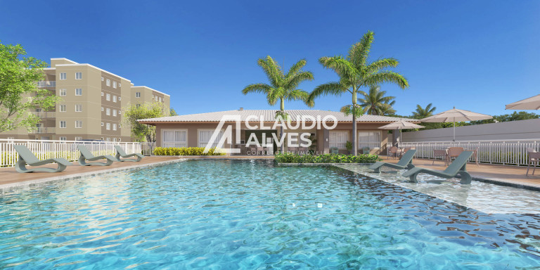 Apartamento com 2 Quartos à Venda, 43 m² em Papagaio - Feira De Santana