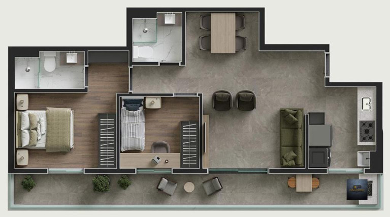 Imagem Apartamento com 2 Quartos à Venda, 61 m² em Centro - São Bernardo Do Campo