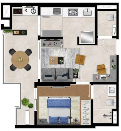 Apartamento com 2 Quartos à Venda, 83 m² em Boqueirão - Santos