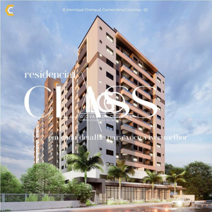 Imagem Apartamento com 2 Quartos à Venda, 66 m² em Comerciário - Criciúma Imagem Apartamento com 2 Quartos à Venda, 66 m² em Comerciário - Criciúma