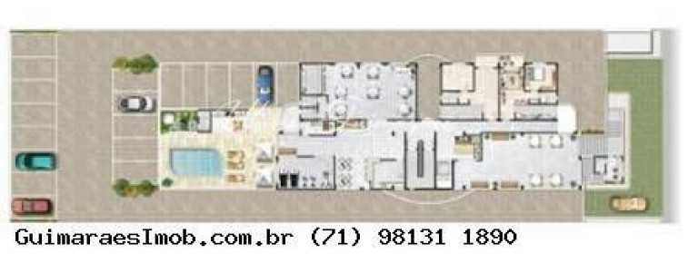 Imagem Apartamento com 1 Quarto à Venda, 46 m² em Aracuí - Lauro De Freitas