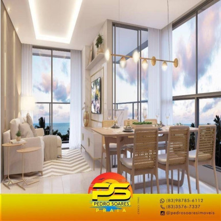 Apartamento com 2 Quartos à Venda, 66 m² em Cabo Branco - João Pessoa