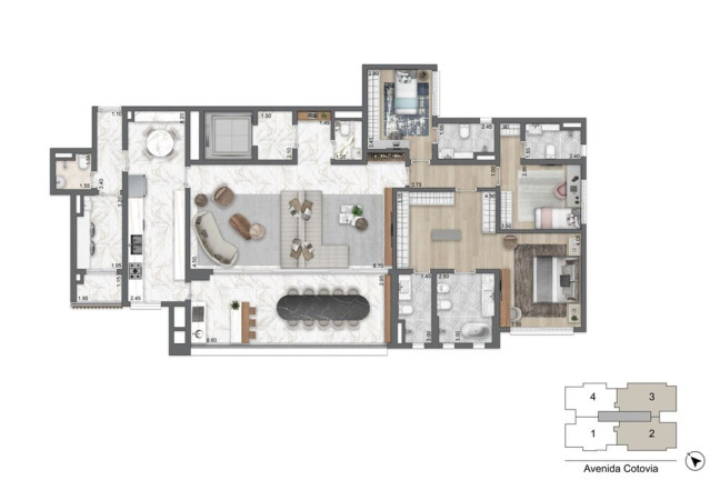 Imagem Apartamento com 3 Quartos à Venda, 213 m² em Moema - São Paulo