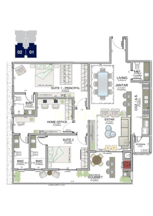 Imagem Apartamento com 3 Quartos à Venda, 129 m² em Praia Brava - Itajaí Imagem Apartamento com 3 Quartos à Venda, 129 m² em Praia Brava - Itajaí