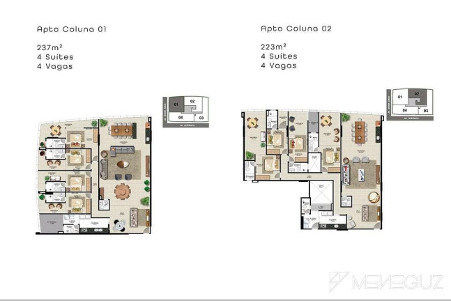 Imagem Apartamento com 4 Quartos à Venda, 212 m² em Praia Do Morro - Guarapari Imagem Apartamento com 4 Quartos à Venda, 212 m² em Praia Do Morro - Guarapari