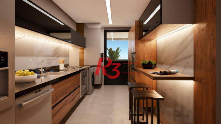 Imagem Apartamento com 2 Quartos à Venda, 83 m² em Aparecida - Santos