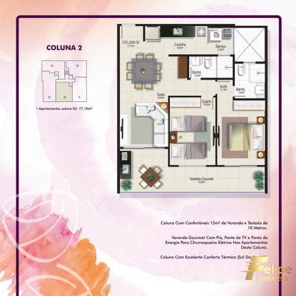 Imagem Imóvel com 3 Quartos à Venda, 89 m² em Castelhanos - Anchieta