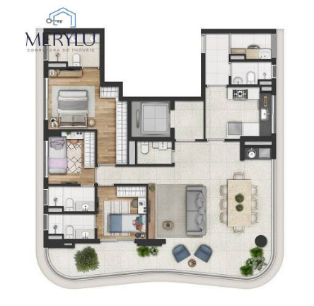 Imagem Apartamento com 3 Quartos à Venda, 125 m² em Butantã - São Paulo