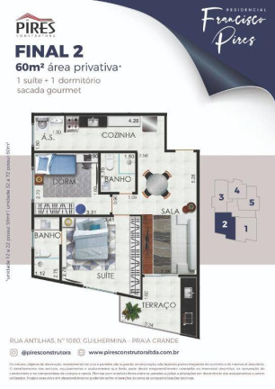 Imagem Apartamento com 2 Quartos à Venda, 60 m² em Guilhermina - Praia Grande Imagem Apartamento com 2 Quartos à Venda, 60 m² em Guilhermina - Praia Grande