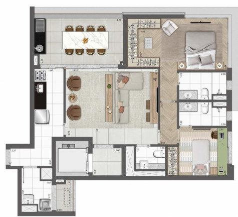 Imagem Apartamento com 2 Quartos à Venda, 102 m² em Moema - São Paulo Imagem Apartamento com 2 Quartos à Venda, 102 m² em Moema - São Paulo