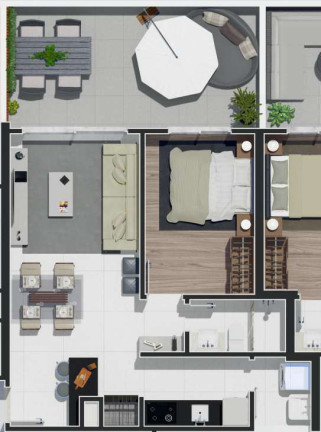 Imagem Apartamento com 1 Quarto à Venda, 65 m² em Zona Nova - Capão Da Canoa