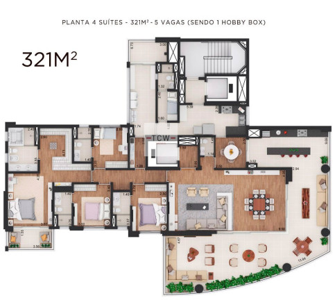 Imagem Apartamento com 4 Quartos à Venda, 321 m² em Paraíso - São Paulo