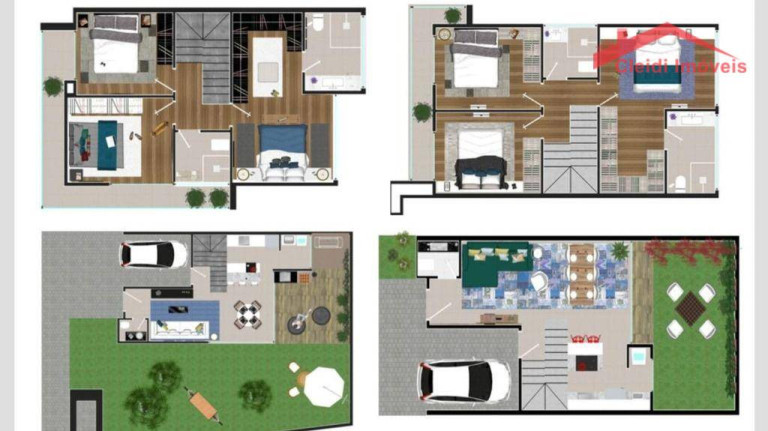 Imagem Sobrado com 3 Quartos à Venda, 110 m² em Glória - Joinville