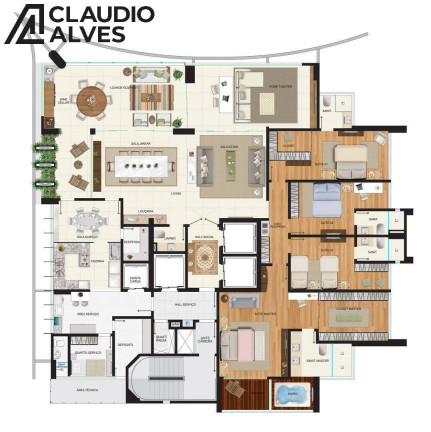Imagem Apartamento com 4 Quartos à Venda, 321 m² em Santa Mônica - Feira De Santana Imagem Apartamento com 4 Quartos à Venda, 321 m² em Santa Mônica - Feira De Santana