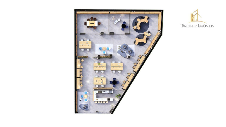 Imagem Sala Comercial à Venda, 370 m² em água Verde - Curitiba