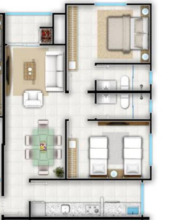 Imagem Apartamento com 2 Quartos à Venda, 69 m² em Tabuleiro - Camboriú