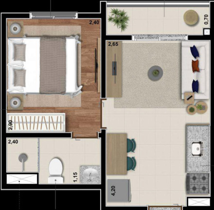 Imagem Apartamento com 1 Quarto à Venda, 26 m² em Saúde - São Paulo Imagem Apartamento com 1 Quarto à Venda, 26 m² em Saúde - São Paulo
