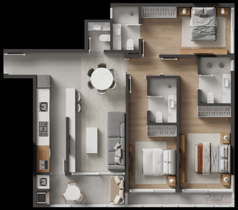 Imagem Apartamento com 3 Quartos à Venda, 190 m² em Centro - Florianópolis Imagem Apartamento com 3 Quartos à Venda, 190 m² em Centro - Florianópolis