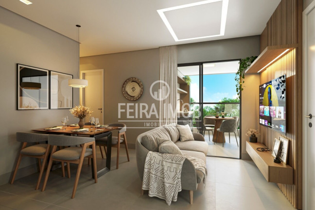 Imagem Apartamento com 2 Quartos à Venda, 47 m² em Sim - Feira De Santana