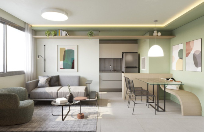 Imagem Apartamento com 1 Quarto à Venda, 55 m² em Central Parque - Porto Alegre