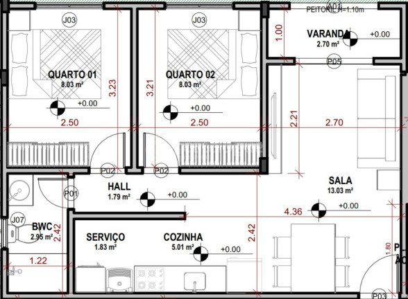 Imagem Apartamento com 2 Quartos à Venda, 60 m² em Ponta Negra - Natal Imagem Apartamento com 2 Quartos à Venda, 60 m² em Ponta Negra - Natal