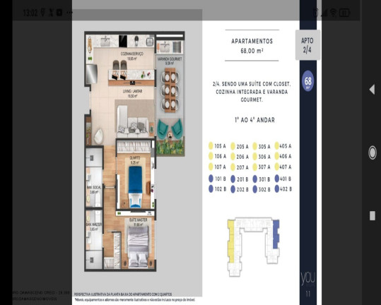 Imagem Imóvel com 2 Quartos à Venda, 68 m² em Vilas Do Atlântico - Lauro De Freitas