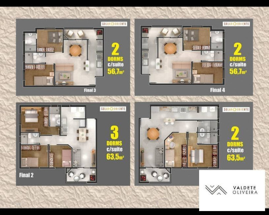 Imagem Apartamento com 2 Quartos à Venda, 56 m² em Jardim Oriente - São José Dos Campos Imagem Apartamento com 2 Quartos à Venda, 56 m² em Jardim Oriente - São José Dos Campos