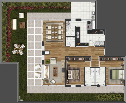 Imagem Apartamento com 2 Quartos à Venda, 128 m² em Vila Progredior - São Paulo
