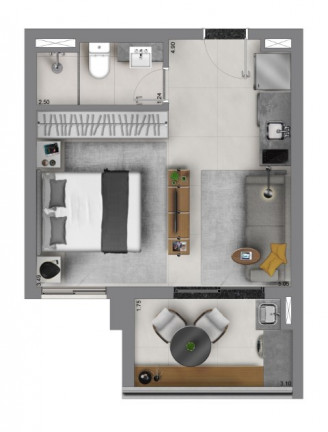 Imagem Apartamento com 1 Quarto à Venda, 63 m² em Pinheiros - São Paulo