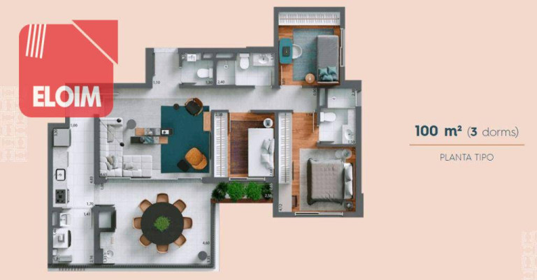 Imagem Apartamento com 3 Quartos à Venda, 100 m² em Perdizes - São Paulo Imagem Apartamento com 3 Quartos à Venda, 100 m² em Perdizes - São Paulo