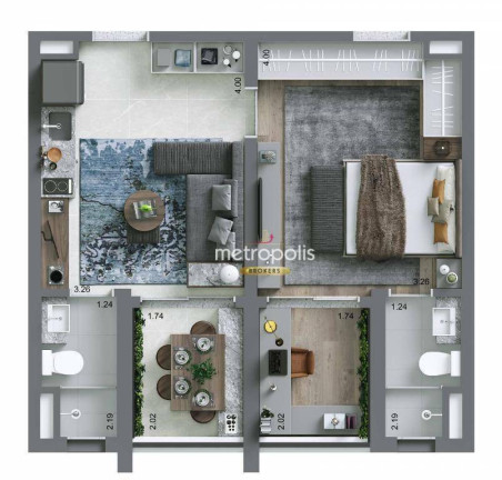 Imagem Apartamento com 1 Quarto à Venda, 37 m² em Vila Mariana - São Paulo