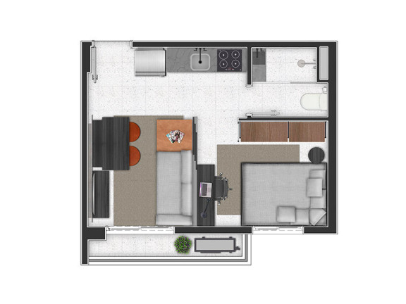 Imagem Apartamento com 1 Quarto à Venda, 27 m² em Perdizes - São Paulo Imagem Apartamento com 1 Quarto à Venda, 27 m² em Perdizes - São Paulo