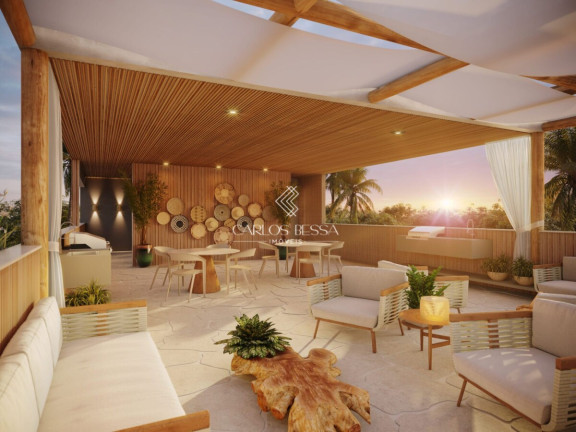 Imagem Apartamento com 1 Quarto à Venda, 37 m² em Carneiros - Tamandaré
