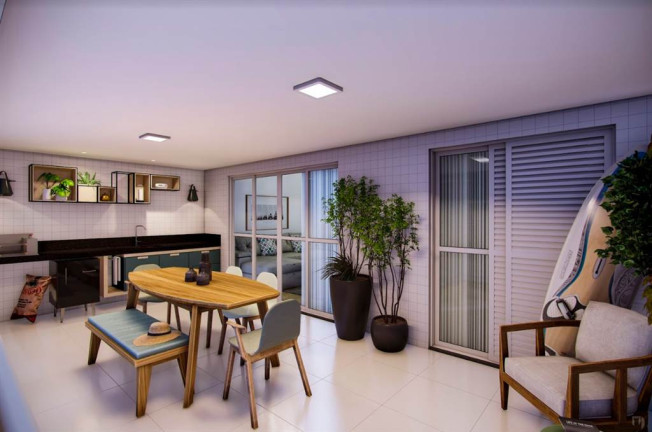 Imagem Apartamento com 4 Quartos à Venda, 161 m² em Guilhermina - Praia Grande